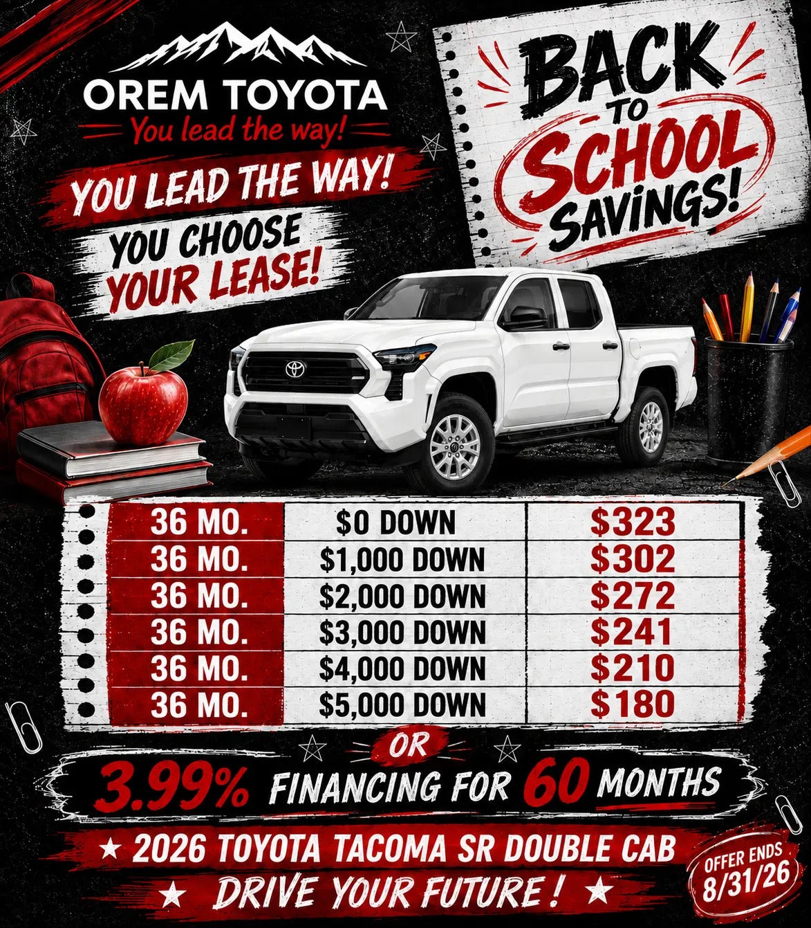 New 2026 Toyota Tacoma Special