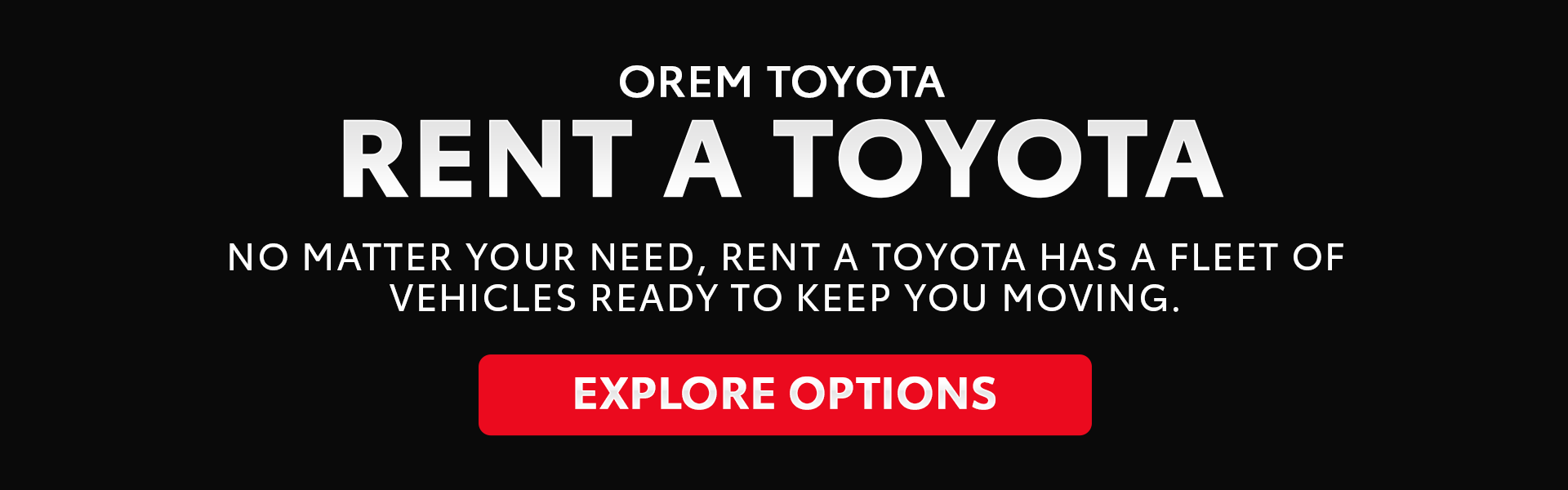 Rent a Toyota