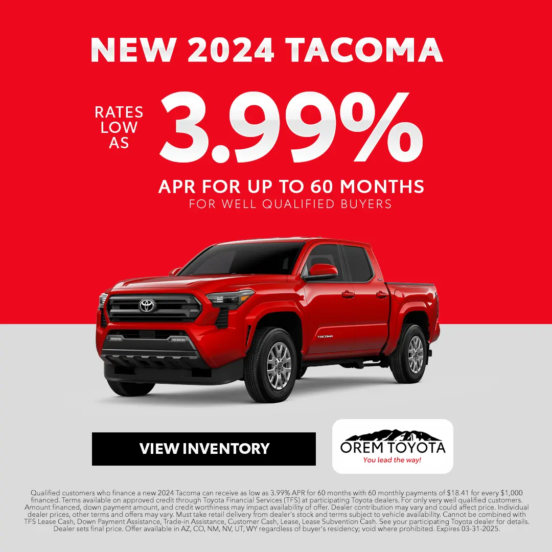 Orem, UT's Trusted Toyota Dealership and Service Center