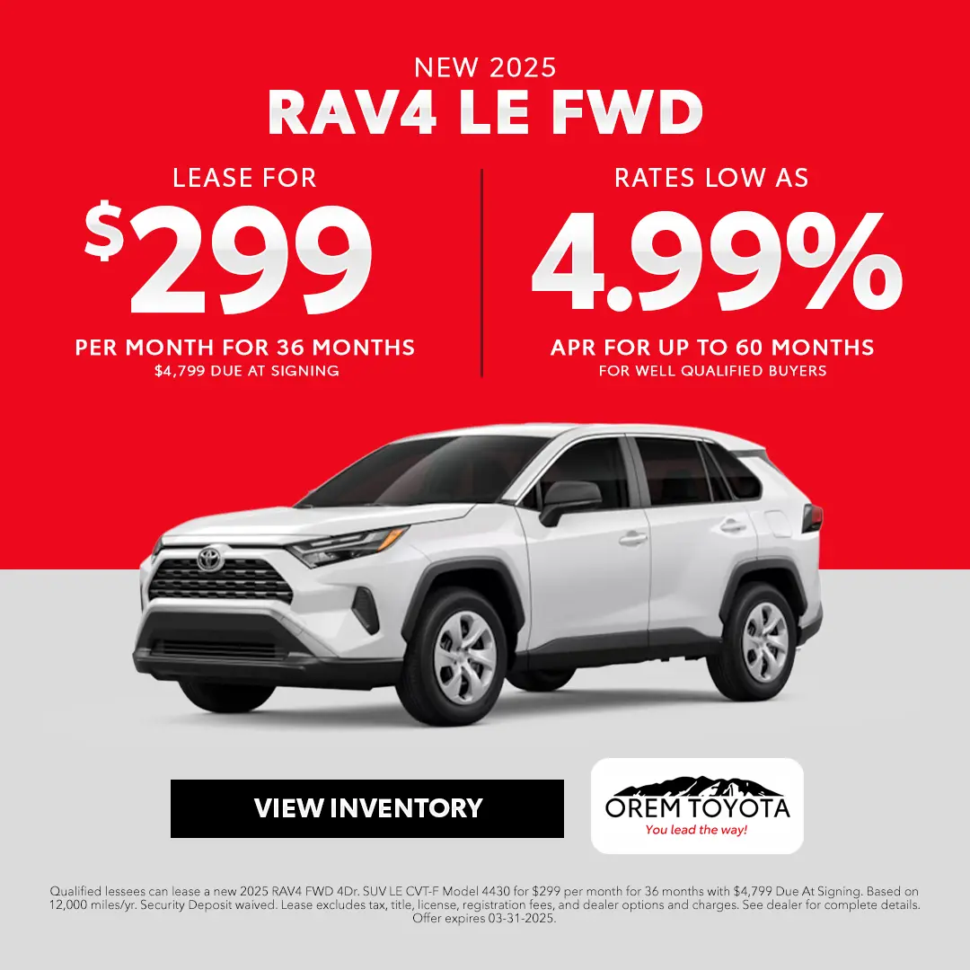 Orem, UT's Trusted Toyota Dealership and Service Center