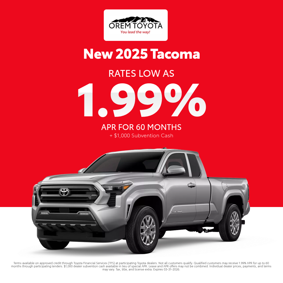 New 2025 Toyota Tacoma Special